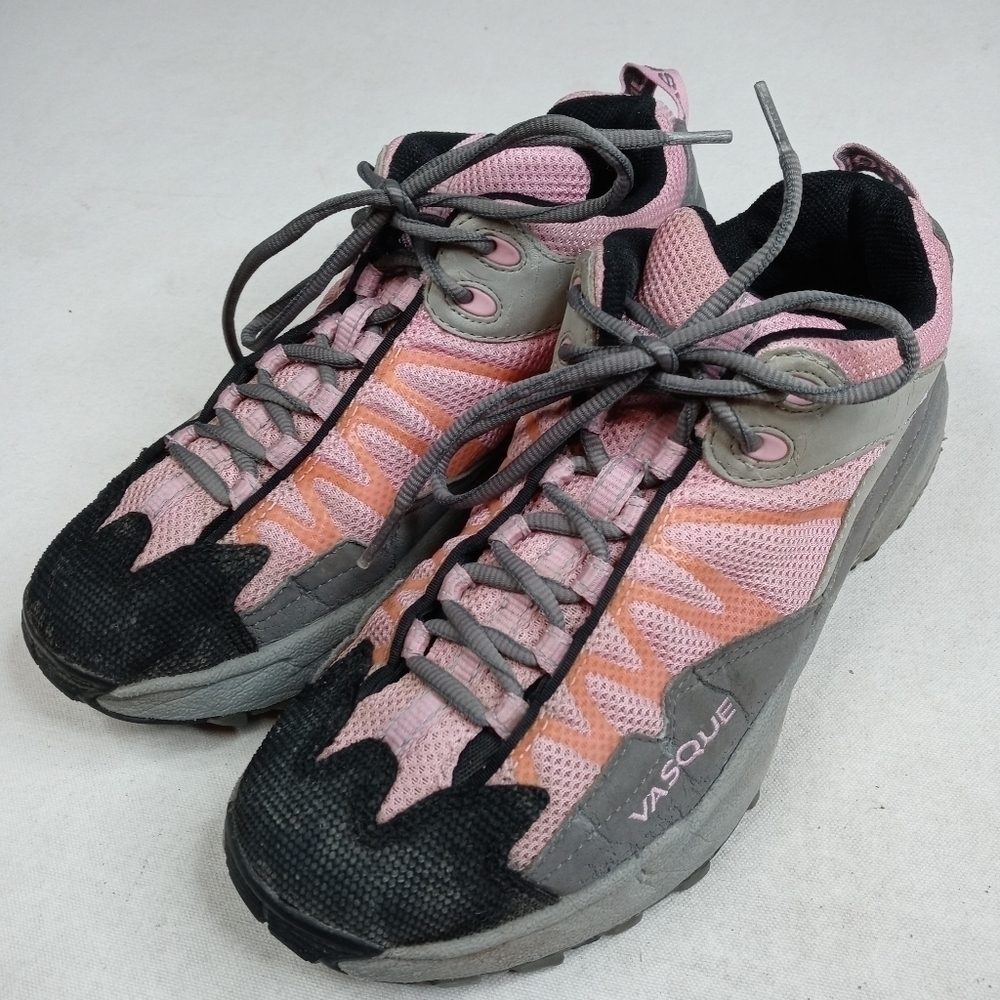 Vasque 7605 Vibrant Hiking Trail Shoes Pink Grey O